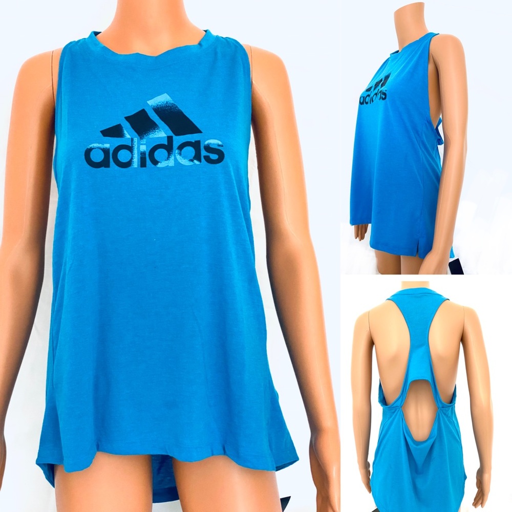 ADIDAS | 💙 Lightweight Boxy Open Back Tank Top